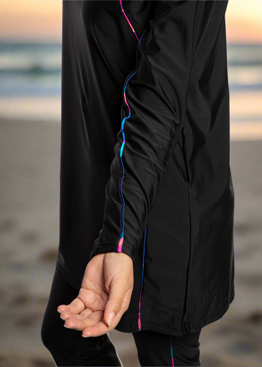 Island Glam Regular Fit Full Cover Swimsuit