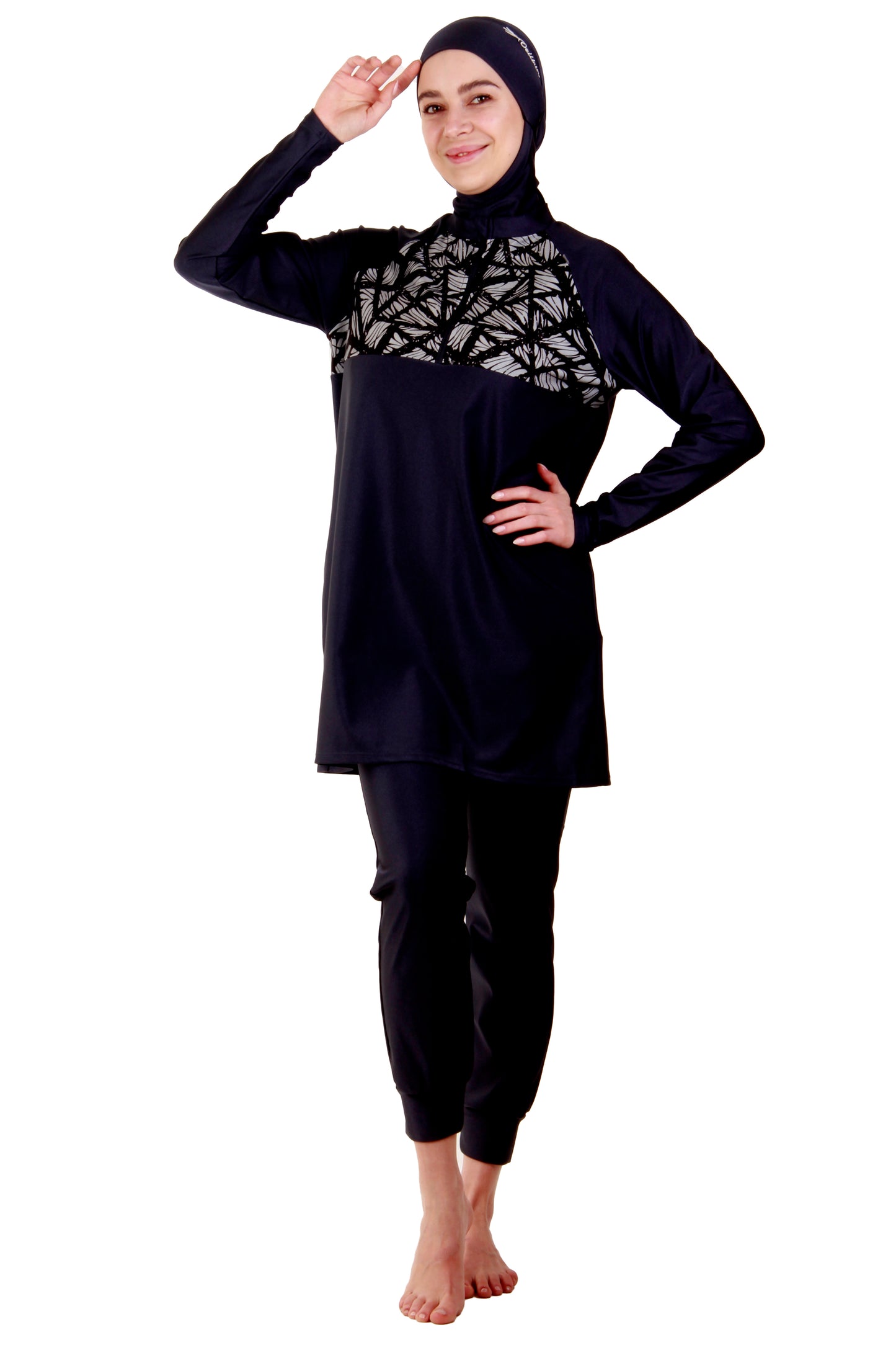 Seaside Palm Regular Fit Full Cover Swimsuit