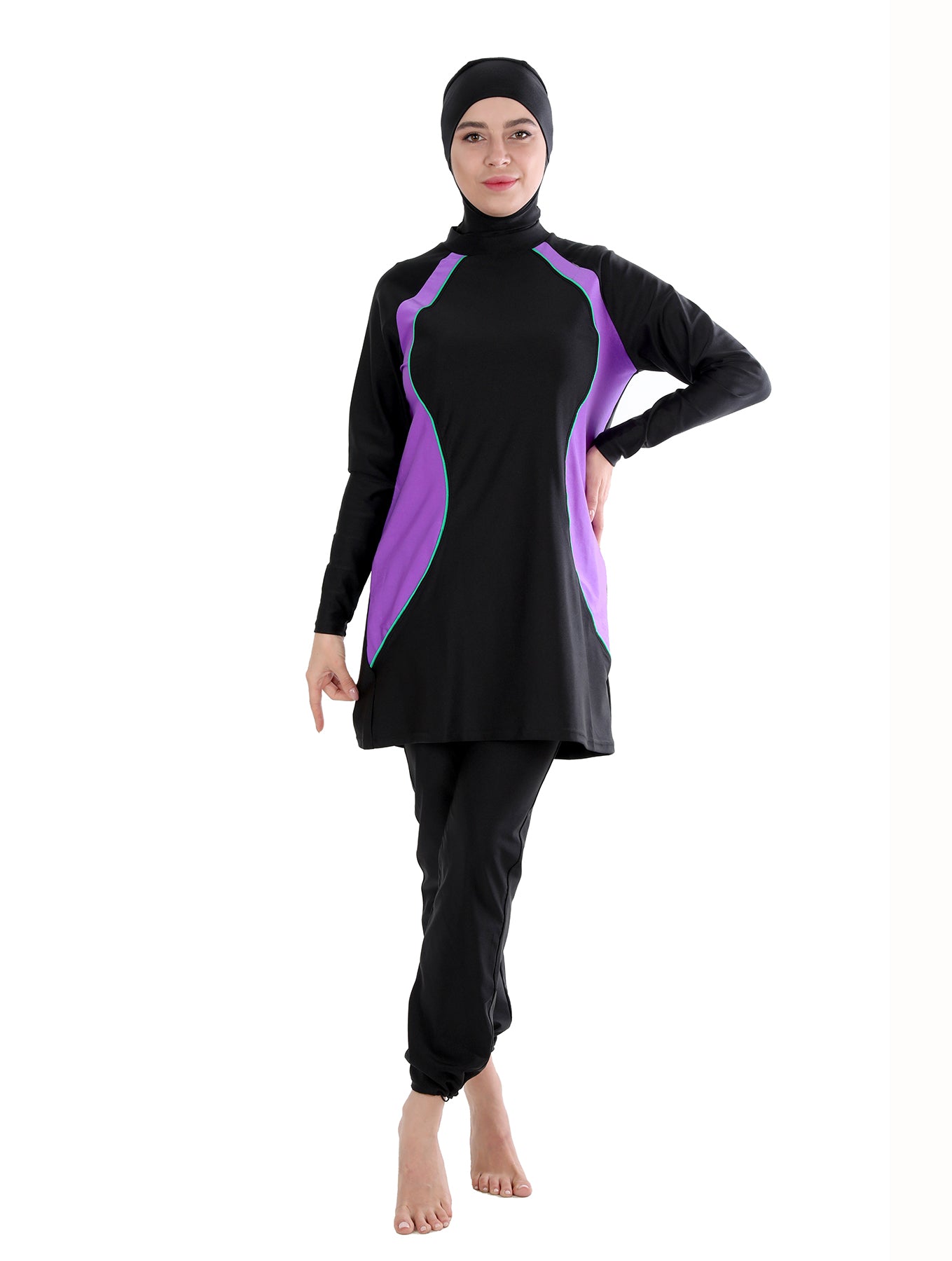 SportiveCurve Regular Fit Full Cover Swimsuit