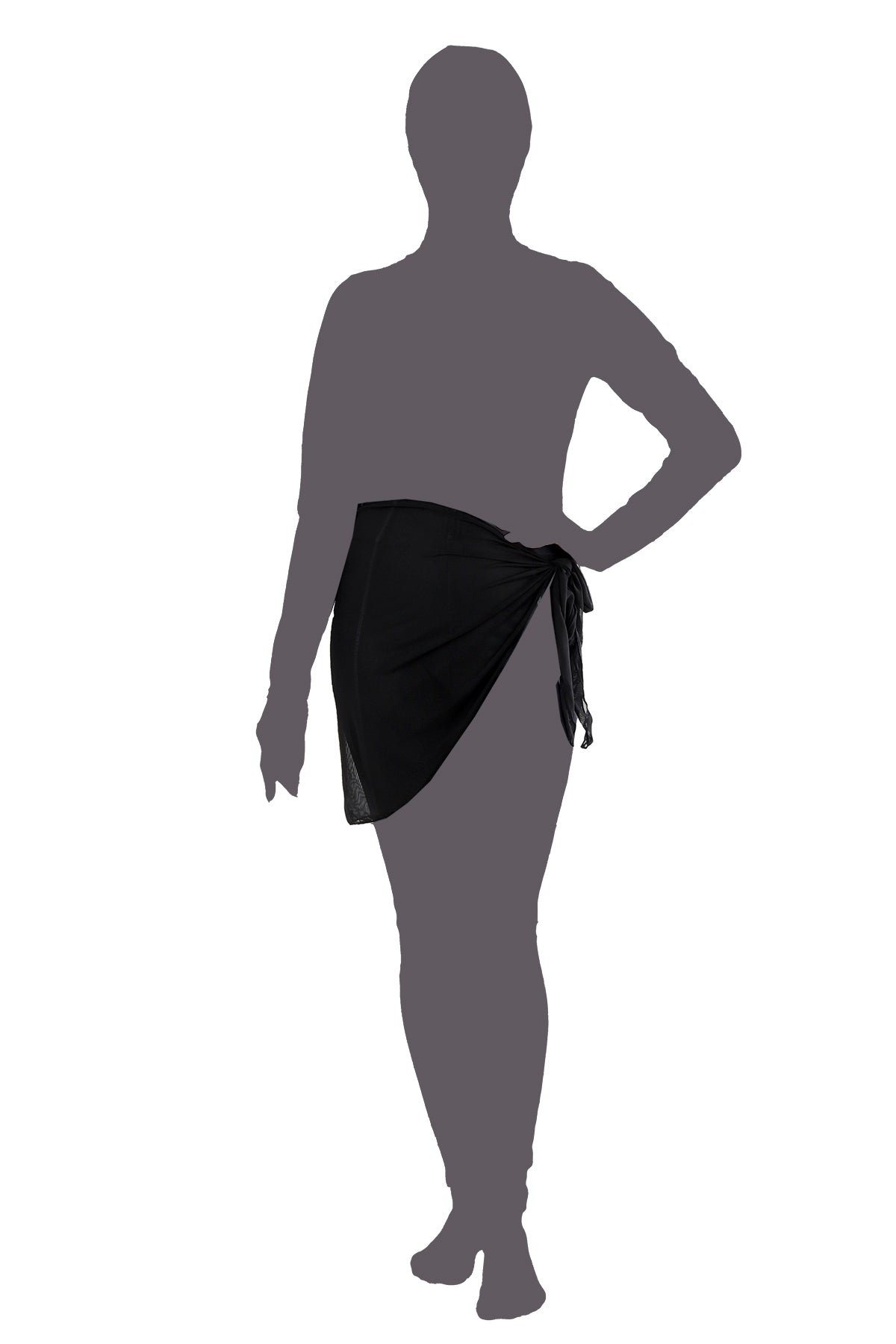 Veilkini's Wrap Skirt Solid Color