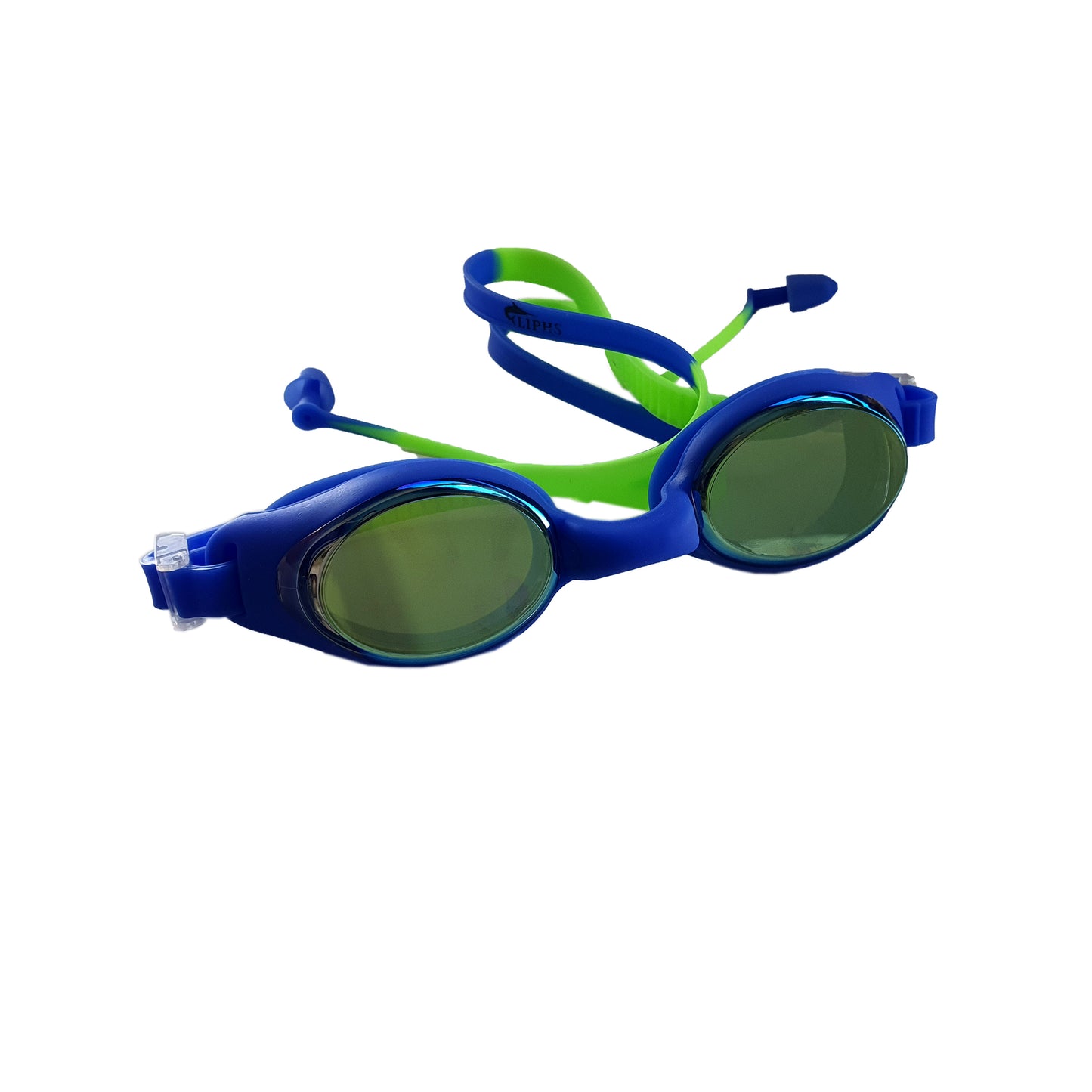 Mirrored Swim Goggles with earplugs