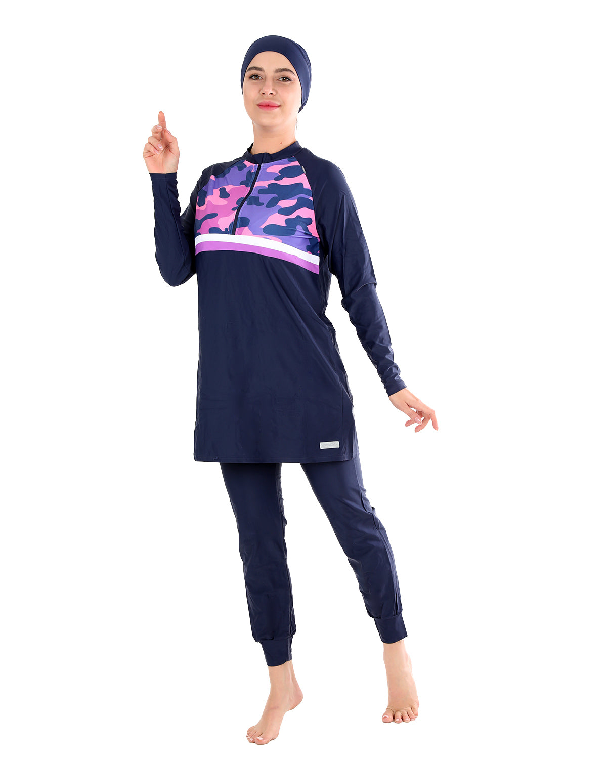 Burkini Full Cover Modesty Swim suit CAMO – VEILKINI