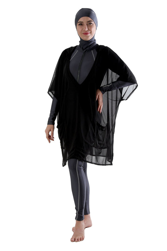 Black Veilkini's Cover-up Dress
