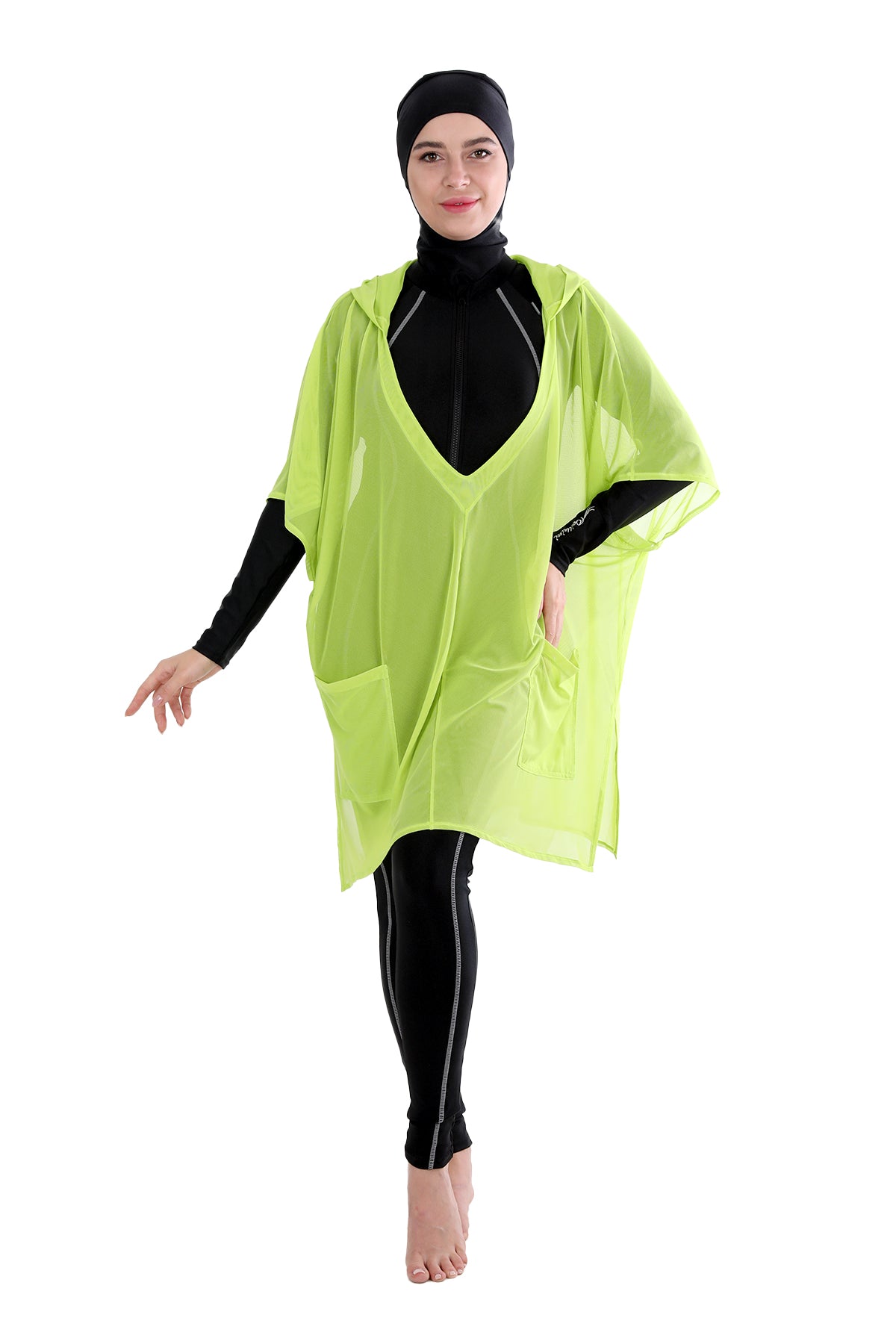 Green-Yellow Veilkini's Cover-up Dress