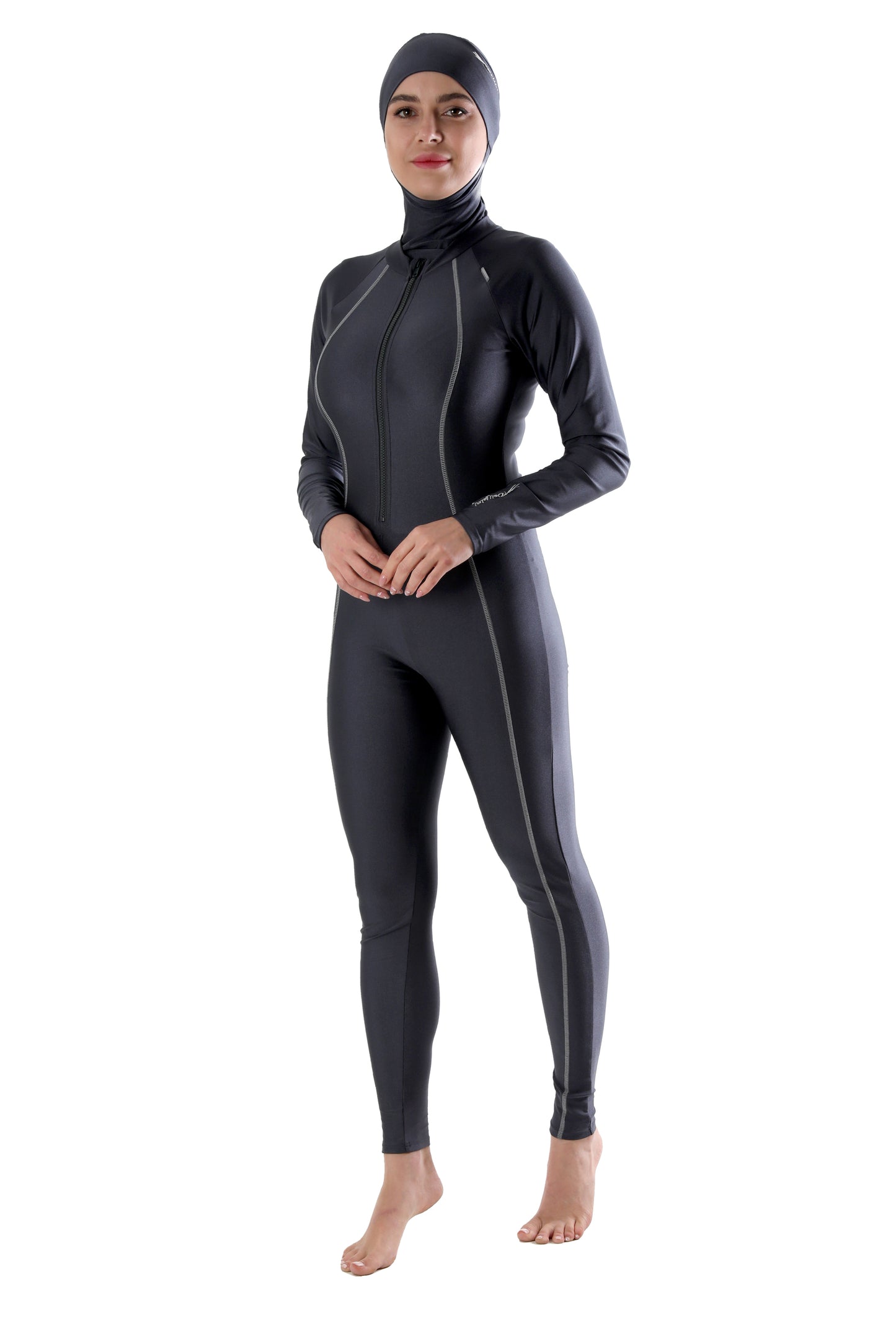 Gray Jumpsuit Swimsuit