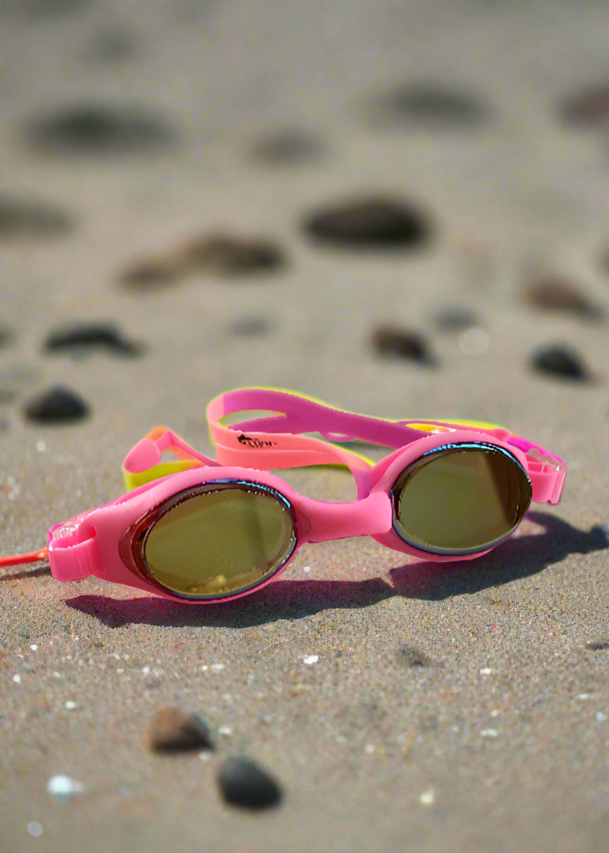 Mirrored Swim Goggles with earplugs