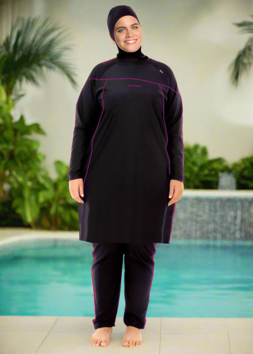 Elegance Plus Size Regular Fit Full Cover Swimsuit