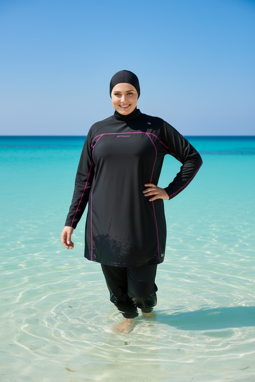 Waist-deep in Sea