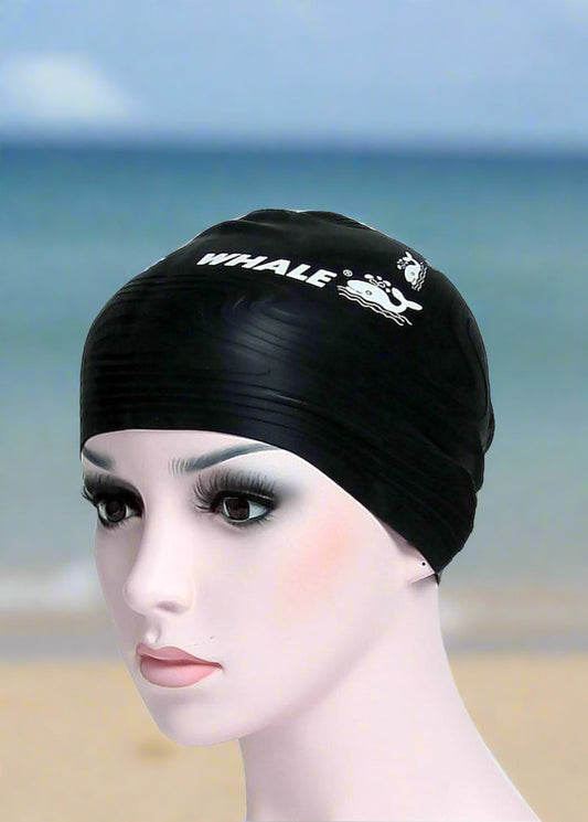 Carved Design Adult Swimming Cap